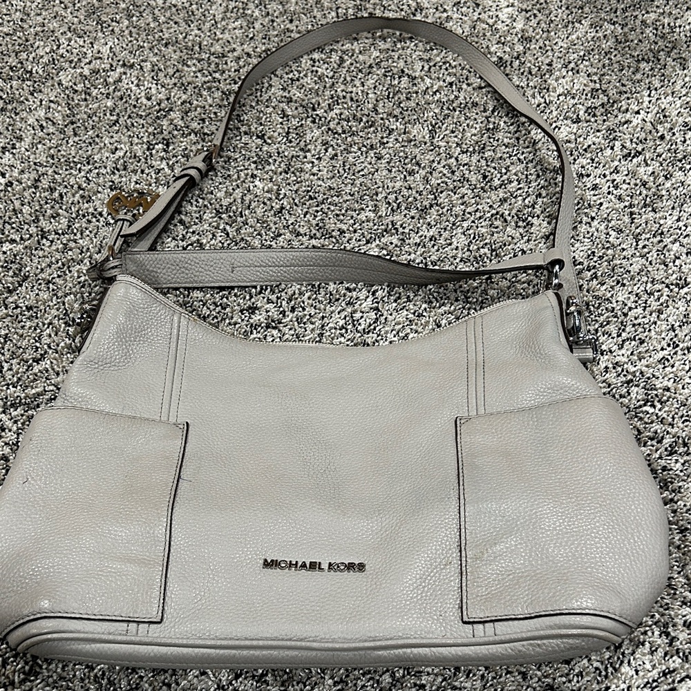 Michael Kors Light Gray Shoulder Bag
